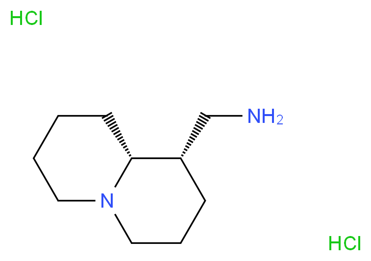 1-[(1S,9aR)-Octahydro-2H-quinolizin-1-yl]methanamine dihydrochloride_Molecular_structure_CAS_)