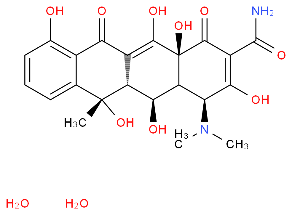 Oxytetracycline dihydrate_Molecular_structure_CAS_6153-64-6)