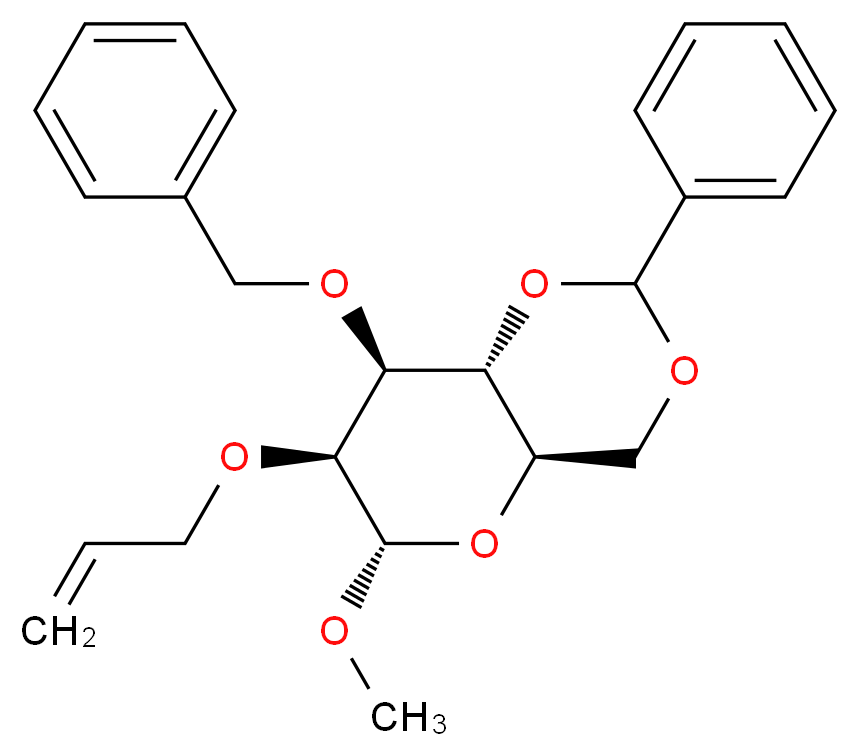 Methyl 2-O-Allyl-3-O-benzyl-4,6-O-benzylidene-α-D-mannopyranoside_Molecular_structure_CAS_210297-54-4)