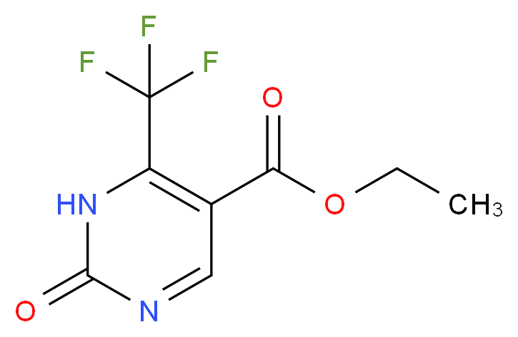 Ethyl 1,2-dihydro-2-oxo-6-(trifluoromethyl)pyrimidine-5-carboxylate, tech_Molecular_structure_CAS_154934-97-1)