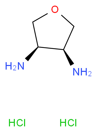 (3R,4S)-Tetrahydrofuran-3,4-diaMine dihydrochloride_Molecular_structure_CAS_1033712-94-5)