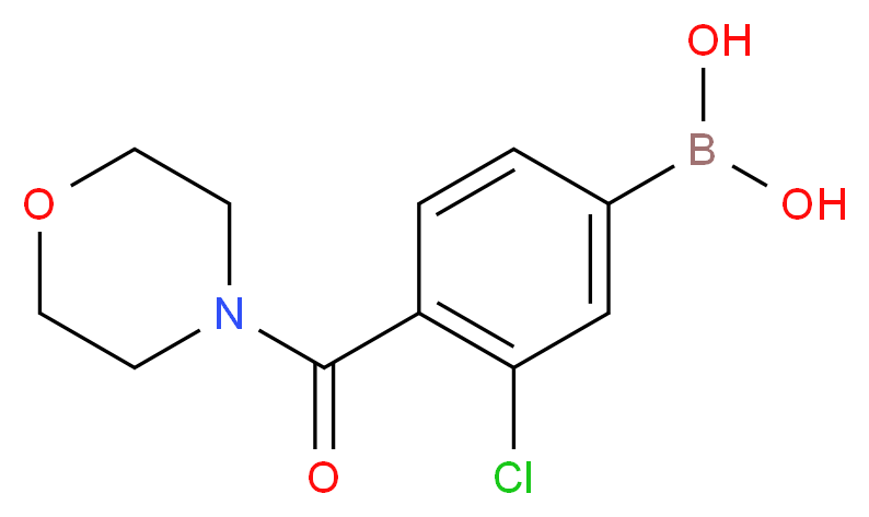 3-Chloro-4-(morpholine-4-carbonyl)benzeneboronic acid 98%_Molecular_structure_CAS_850589-49-0)