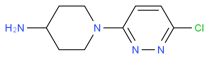 1-(6-Chloropyridazin-3-yl)piperidin-4-amine_Molecular_structure_CAS_)