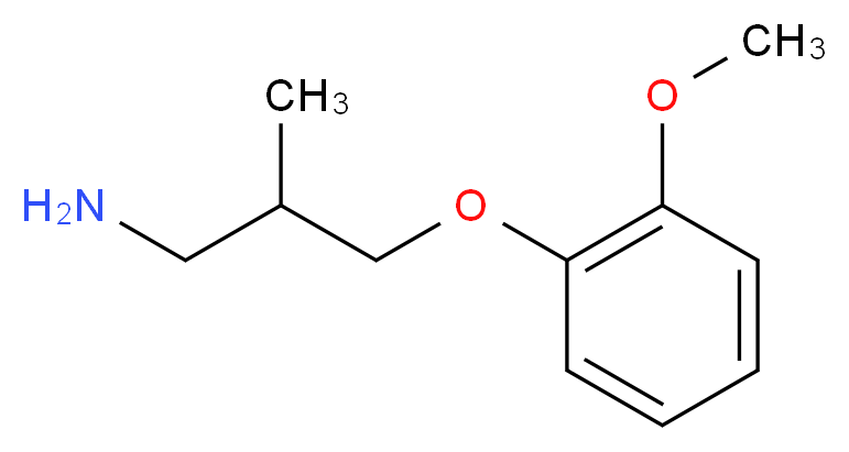 1-(3-amino-2-methylpropoxy)-2-methoxybenzene_Molecular_structure_CAS_)