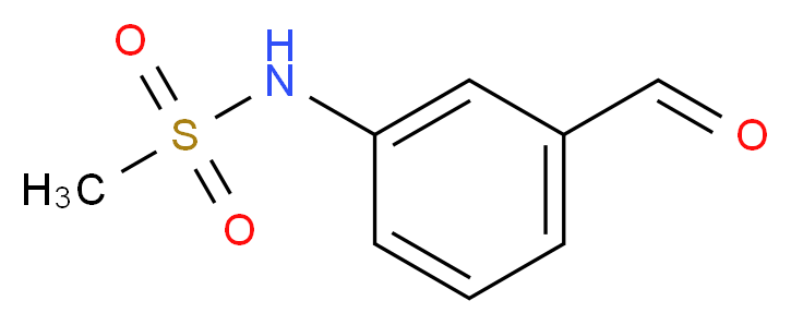 N-(3-formylphenyl)methanesulfonamide_Molecular_structure_CAS_55512-05-5)