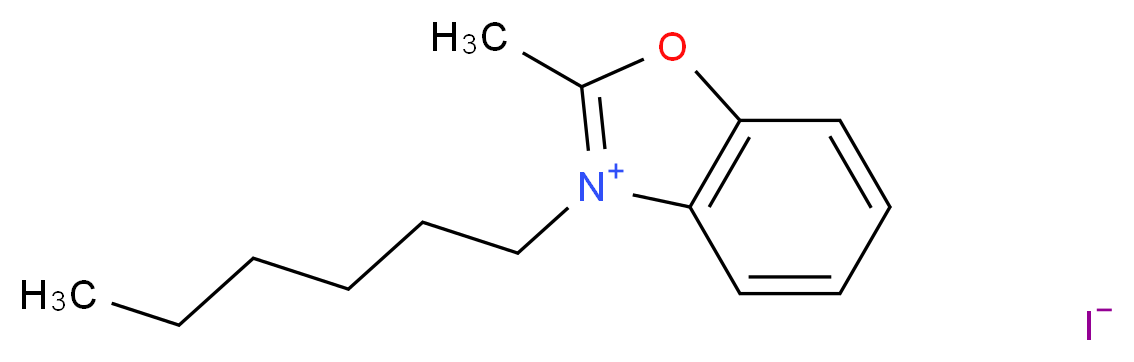 1-Hexyl-2-methylbenzoxazolium iodide_Molecular_structure_CAS_54443-90-2)