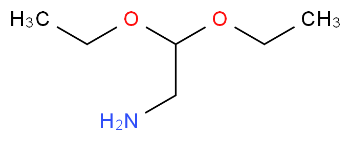 2-Aminoacetaldehyde diethyl acetal 99%_Molecular_structure_CAS_645-36-3)