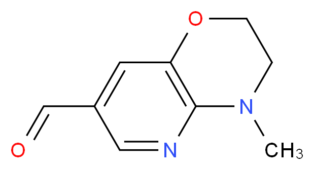 4-methyl-3,4-dihydro-2H-pyrido[3,2-b][1,4]oxazine-7-carbaldehyde_Molecular_structure_CAS_921938-80-9)