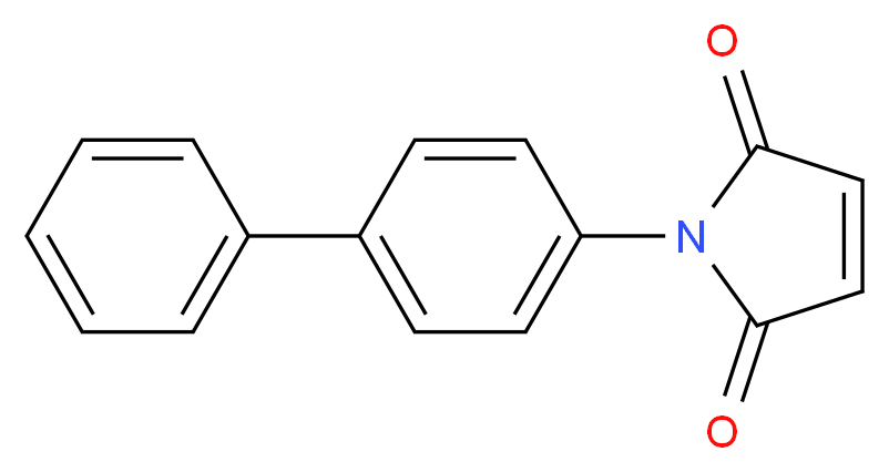 1-(Biphenyl)-1H-pyrrole-2,5-dione_Molecular_structure_CAS_)