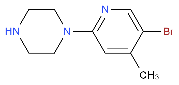 5-BROMO-2-(PIPERAZIN-1-YL)-4-METHYLPYRIDINE_Molecular_structure_CAS_944582-93-8)