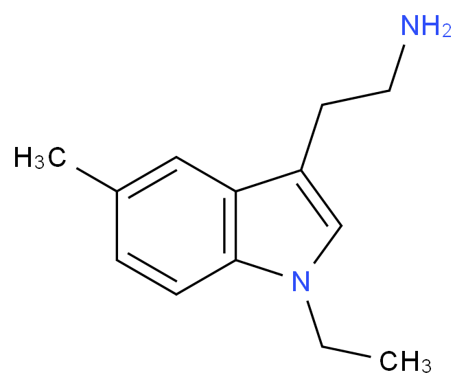 2-(1-ethyl-5-methyl-1H-indol-3-yl)ethan-1-amine_Molecular_structure_CAS_)