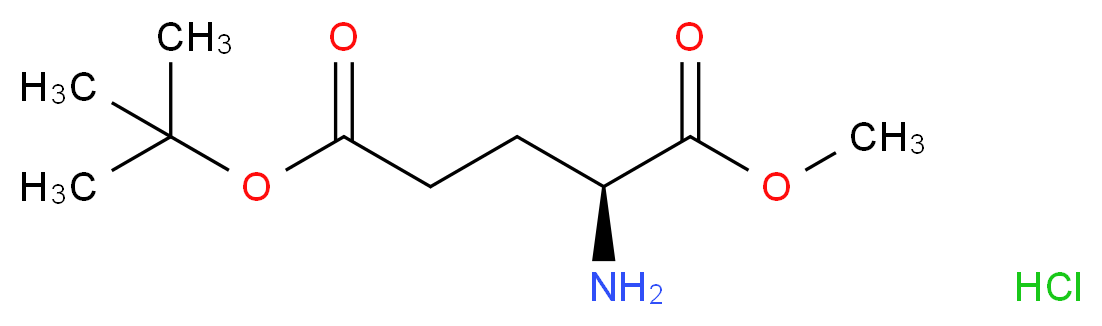 L-Glutamic acid 5-tert-butyl 1-methyl ester hydrochloride_Molecular_structure_CAS_6234-01-1)