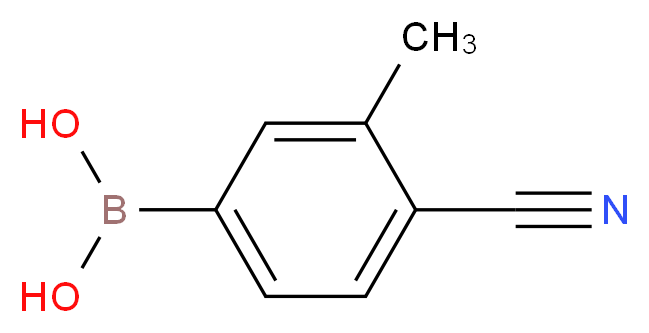 (4-Cyano-3-methylphenyl)boronic acid_Molecular_structure_CAS_856255-58-8)