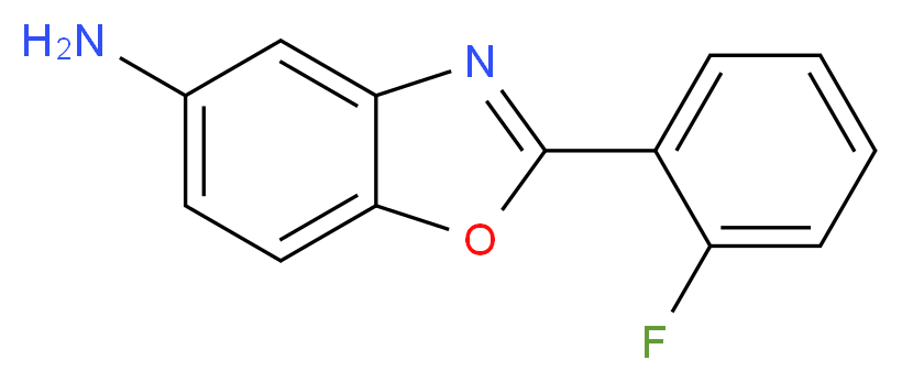 2-(2-fluorophenyl)benzo[d]oxazol-5-amine_Molecular_structure_CAS_)