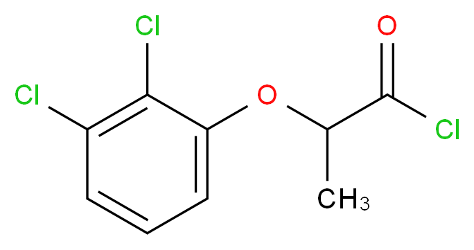 2-(2,3-Dichlorophenoxy)propanoyl chloride_Molecular_structure_CAS_85630-84-8)