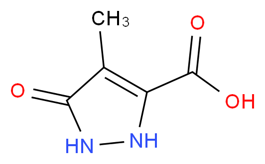4-methyl-5-oxo-2,5-dihydro-1H-pyrazole-3-carboxylic acid_Molecular_structure_CAS_)