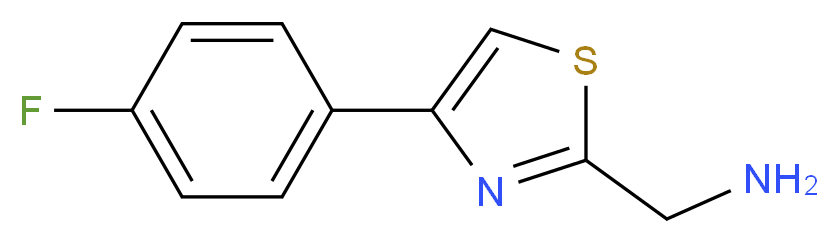 1-[4-(4-fluorophenyl)-1,3-thiazol-2-yl]methanamine_Molecular_structure_CAS_643723-43-7)