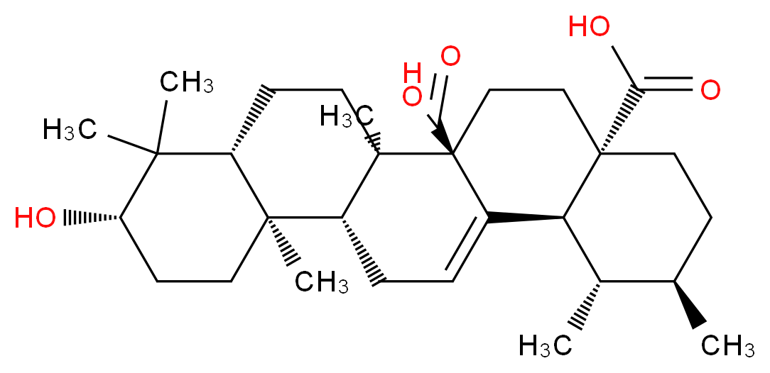 Quinovic acid_Molecular_structure_CAS_465-74-7)