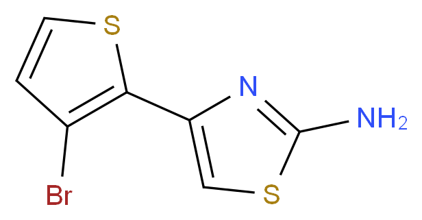 4-(3-bromothiophen-2-yl)-1,3-thiazol-2-amine_Molecular_structure_CAS_81216-90-2)