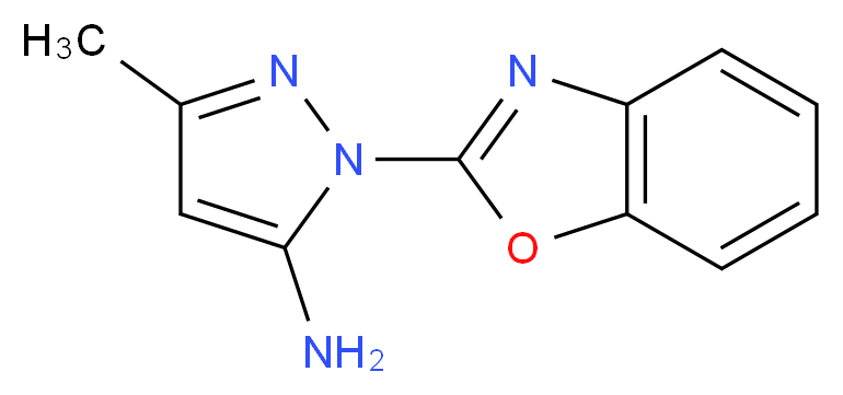 2-Benzooxazol-2-yl-5-methyl-2H-pyrazol-3-ylamine_Molecular_structure_CAS_)