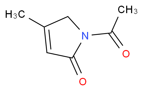 1-acetyl-4-methyl-2,5-dihydro-1H-pyrrol-2-one_Molecular_structure_CAS_34581-92-5)