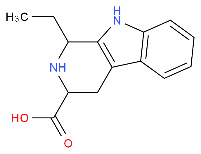 1-Ethyl-2,3,4,9-tetrahydro-1H-beta-carboline-3-carboxylic acid_Molecular_structure_CAS_)