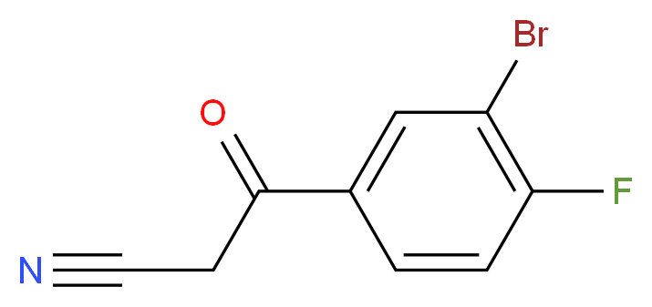 3-Bromo-4-fluorobenzoylacetonitrile_Molecular_structure_CAS_)