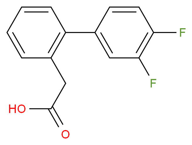(3',4'-Difluoro-biphenyl-2-yl)-acetic acid_Molecular_structure_CAS_886363-33-3)