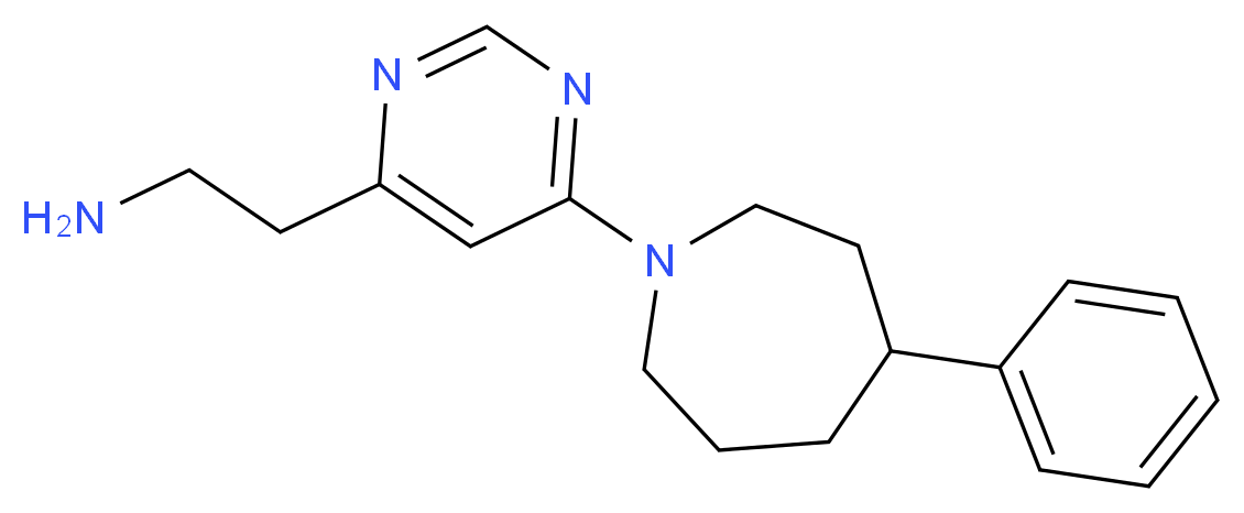 2-[6-(4-phenylazepan-1-yl)pyrimidin-4-yl]ethanamine_Molecular_structure_CAS_)