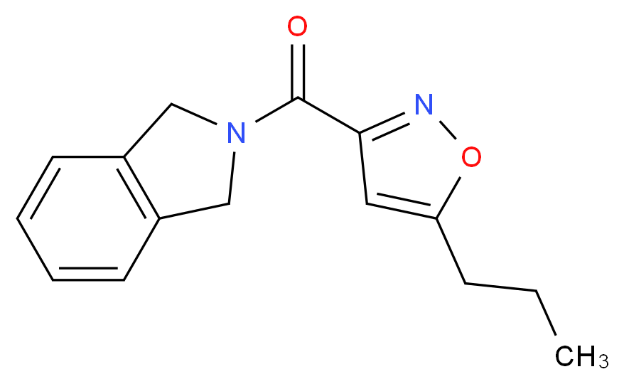 2-[(5-propyl-3-isoxazolyl)carbonyl]isoindoline_Molecular_structure_CAS_)
