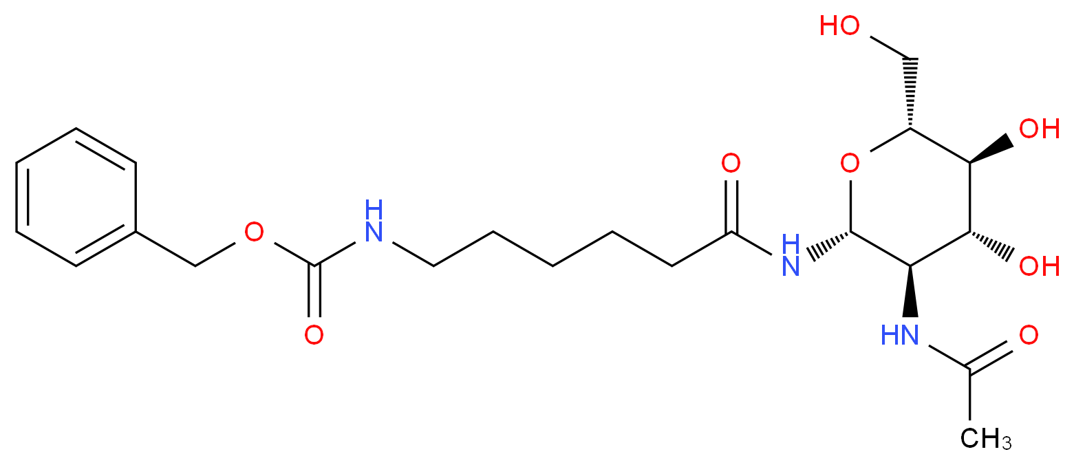 2-Acetamido-2-deoxy-N-[N-(benzyloxycarbonyl)-ε-aminocaproyl]-β-D-glucopyranosylamine_Molecular_structure_CAS_56146-89-5)