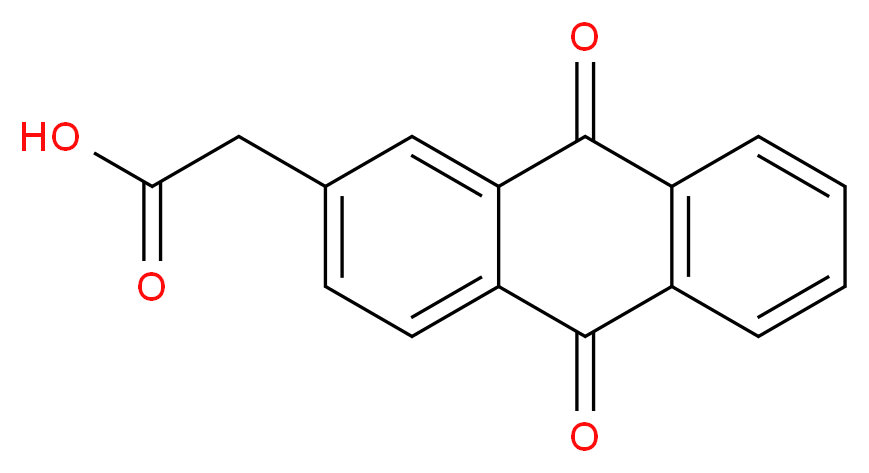 2-(9,10-Dioxo-9,10-dihydro-2-anthracenyl)-acetic acid_Molecular_structure_CAS_)