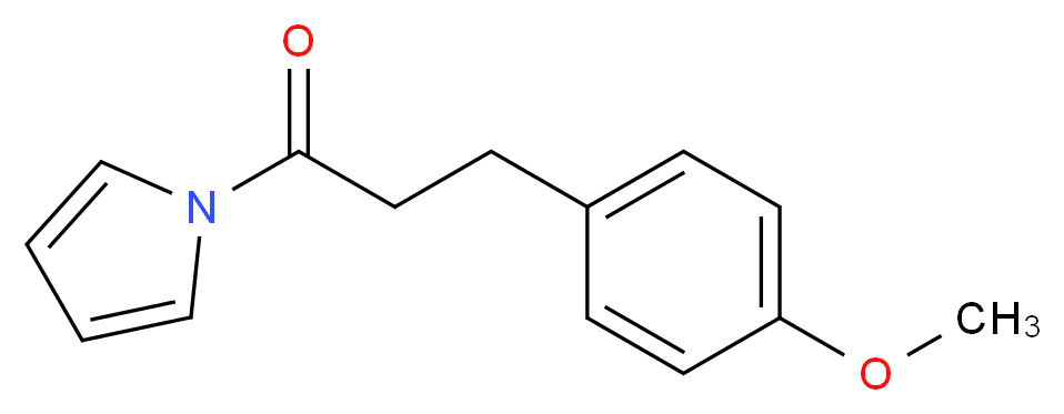 3-(4-Methoxyphenyl)-1-(pyrrol-1-yl)propan-1-one_Molecular_structure_CAS_448905-82-6)