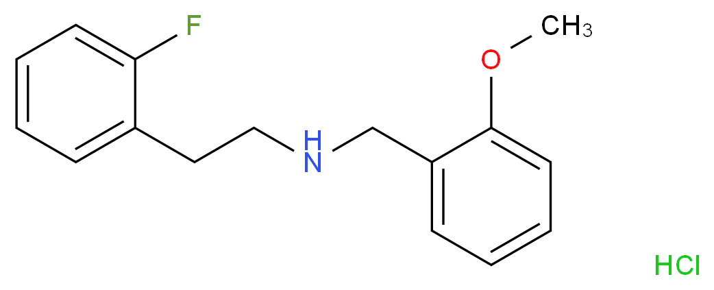 [2-(2-Fluoro-phenyl)-ethyl]-(2-methoxy-benzyl)-amine hydrochloride_Molecular_structure_CAS_1185293-47-3)
