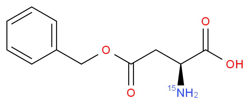 L-Aspartic-15N acid β-benzylester derivative_Molecular_structure_CAS_)