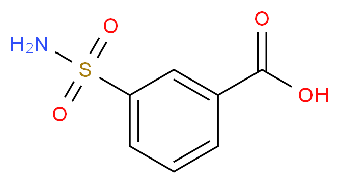 3-(aminosulfonyl)benzoic acid_Molecular_structure_CAS_636-76-0)