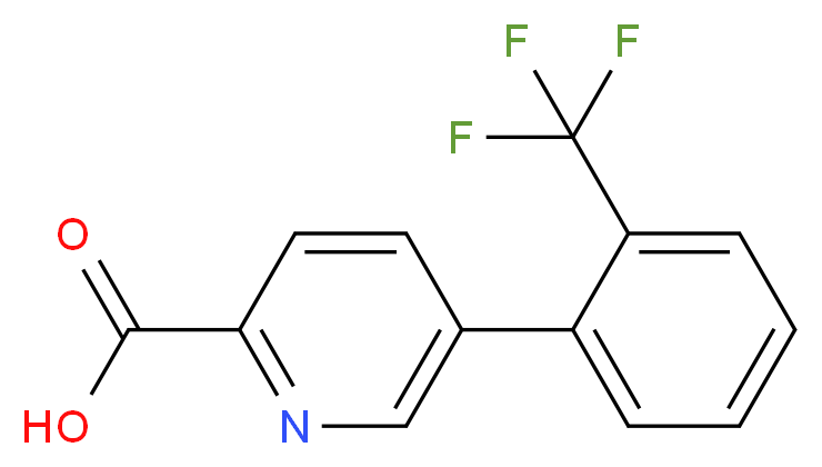 5-(2-(Trifluoromethyl)phenyl)picolinic acid_Molecular_structure_CAS_1158763-52-0)