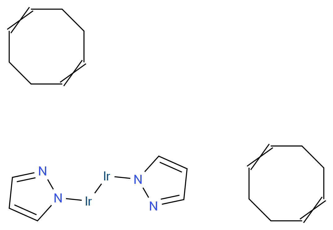 Bis(1,5-cyclooctadiene)bis(1H-pyrazolato)diiridium_Molecular_structure_CAS_80462-13-1)