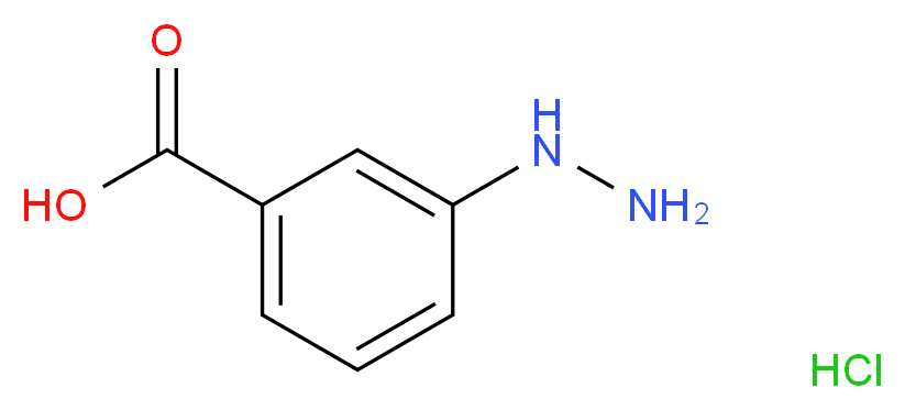 3-hydrazinylbenzoic acid hydrochloride_Molecular_structure_CAS_87565-98-8)
