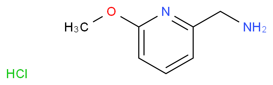 (6-Methoxypyridin-2-yl)methanamine hydrochloride_Molecular_structure_CAS_95851-89-1)