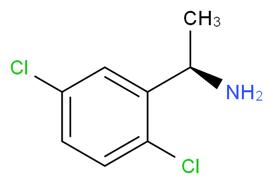 (1R)-1-(2,5-dichlorophenyl)ethanamine_Molecular_structure_CAS_)