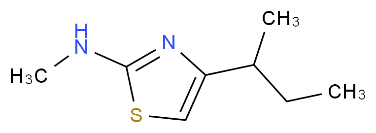 4-(butan-2-yl)-N-methyl-1,3-thiazol-2-amine_Molecular_structure_CAS_)