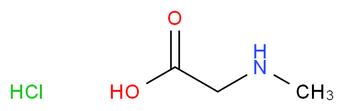 2-(methylamino)acetic acid hydrochloride_Molecular_structure_CAS_)