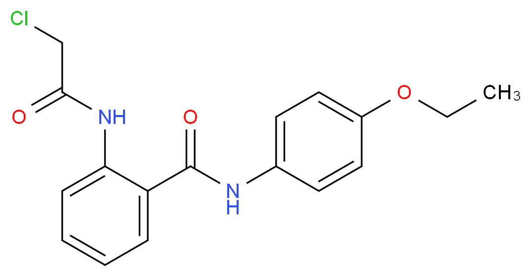 2-(2-Chloro-acetylamino)-N-(4-ethoxy-phenyl)-benzamide_Molecular_structure_CAS_)