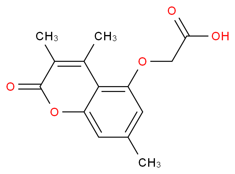 [(3,4,7-Trimethyl-2-oxo-2H-chromen-5-yl)oxy]-acetic acid_Molecular_structure_CAS_853892-41-8)
