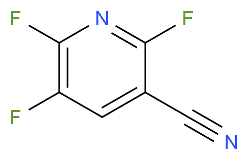 2,5,6-Trifluoro-3-pyridinecarbonitrile_Molecular_structure_CAS_870065-73-9)
