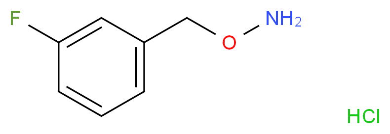 O-(3-Fluorobenzyl)hydroxylamine hydrochloride_Molecular_structure_CAS_51572-90-8)