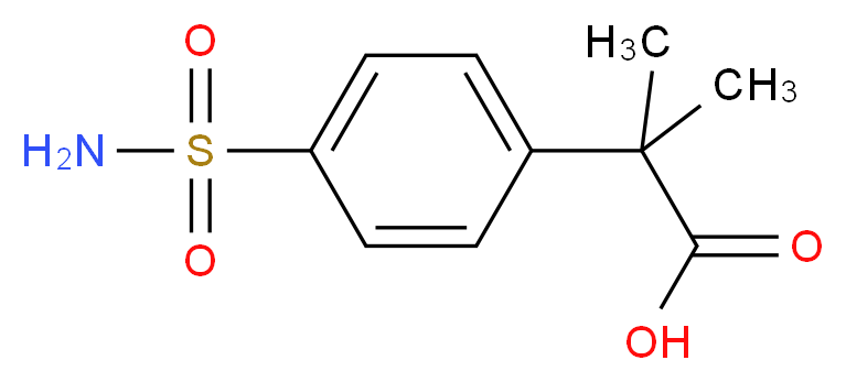 2-Methyl-2-(4-sulfamoylphenyl)propionic Acid_Molecular_structure_CAS_374067-95-5)