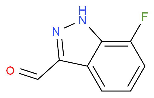 7-Fluoro-1H-indazole-3-carbaldehyde_Molecular_structure_CAS_900506-29-8)