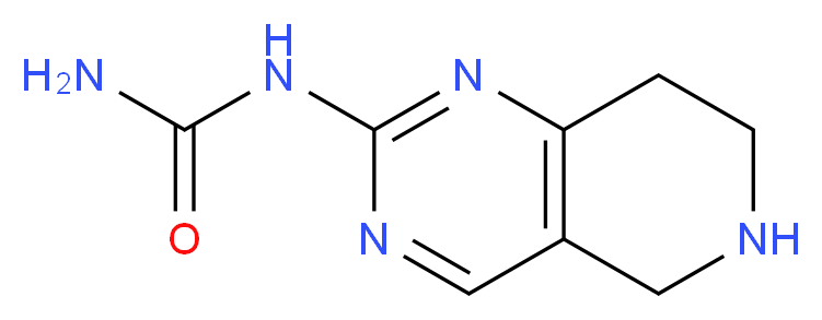N-5,6,7,8-tetrahydropyrido[4,3-d]pyrimidin-2-ylurea_Molecular_structure_CAS_)
